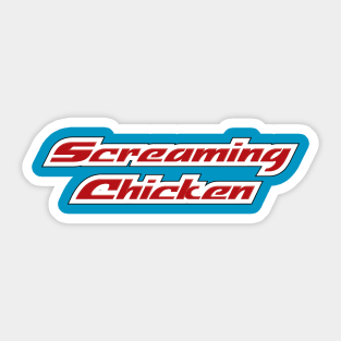 Screaming Chicken Sticker